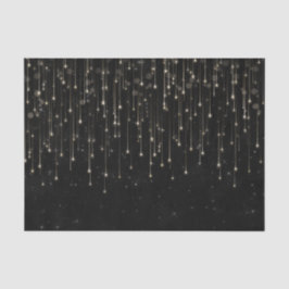 Papel De Seda Estrelas Cadentes Brilhantes Festa Moderna Chic Pr