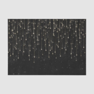 Papel De Seda Estrelas Cadentes Brilhantes Festa Moderna Chic Pr