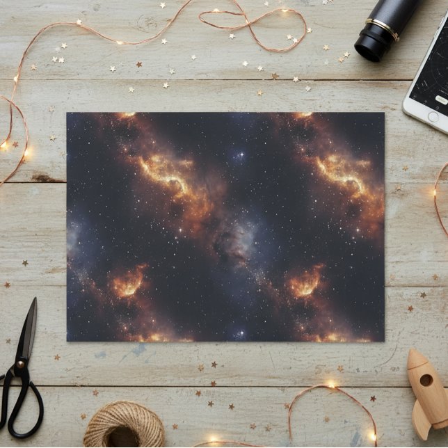 Papel De Seda Estrelas da Nebulosa da Galáxia Espacial (Criador carregado)