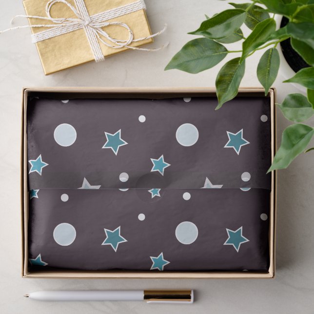 Papel De Seda Estrelas de Natal (Presente)