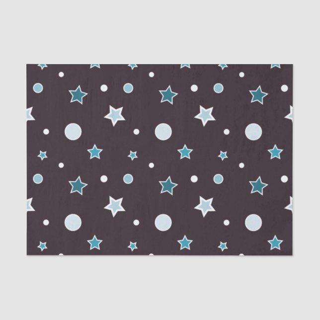 Papel De Seda Estrelas de Natal (Frente )