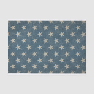 Papel De Seda Estrelas Grungentes com Fundo Azul