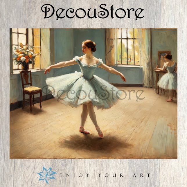 Papel De Seda Estúdio de Bailarina Clássica Decoupage (Criador carregado)