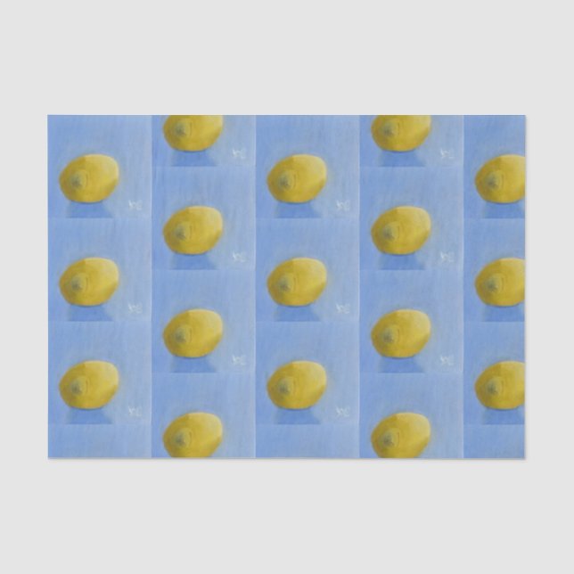 Papel De Seda Estudo sobre Lemon (Frente )