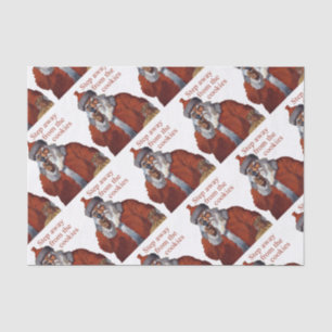 Papel De Seda Etapa longe dos biscoitos