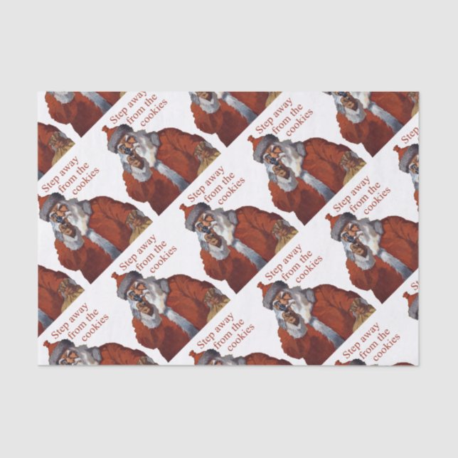 Papel De Seda Etapa longe dos biscoitos (Frente )