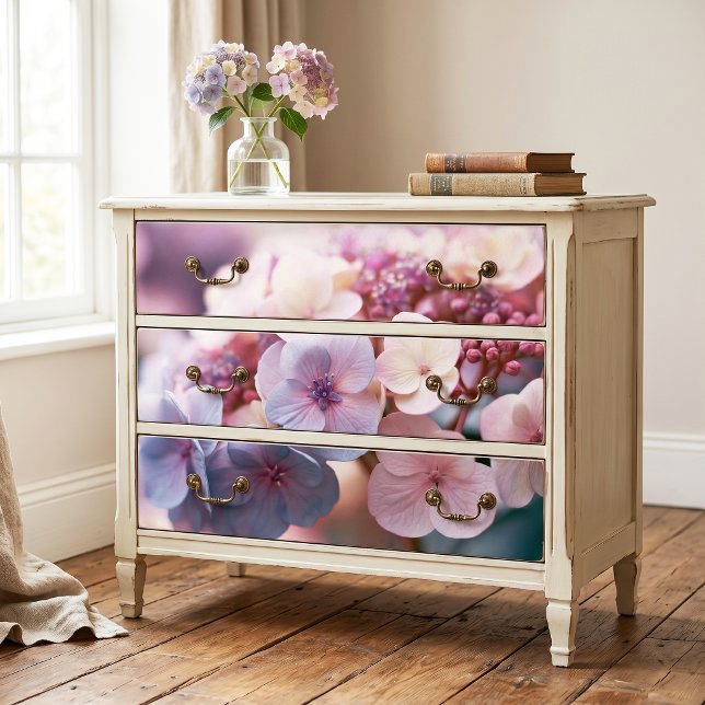 Papel De Seda Eterial Pastel Lilás Hortênsia Decoupage (Criador carregado)