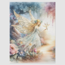 Papel De Seda Ethereal Enchanted Heavenly Fairy Decoupage