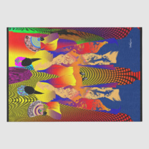 Papel De Seda Étnica