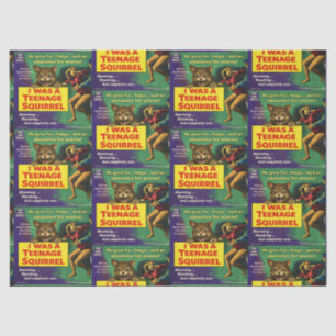 Papel De Seda Eu Era uma Paródia de Esquilo Adolescente