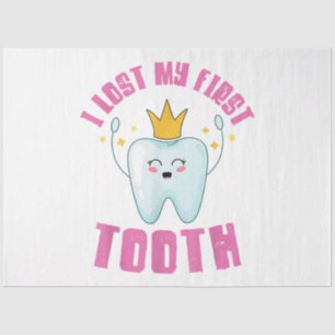 Papel De Seda Eu Perdi Meus Primeiros Dentes Dentes De Crianças 