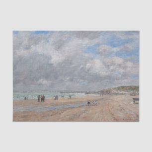 Papel De Seda Eugene Boudin - A praia em Deauville