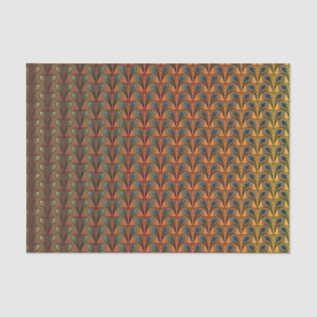 Papel De Seda Excelente Gatsby Feather art deco design (Frente )