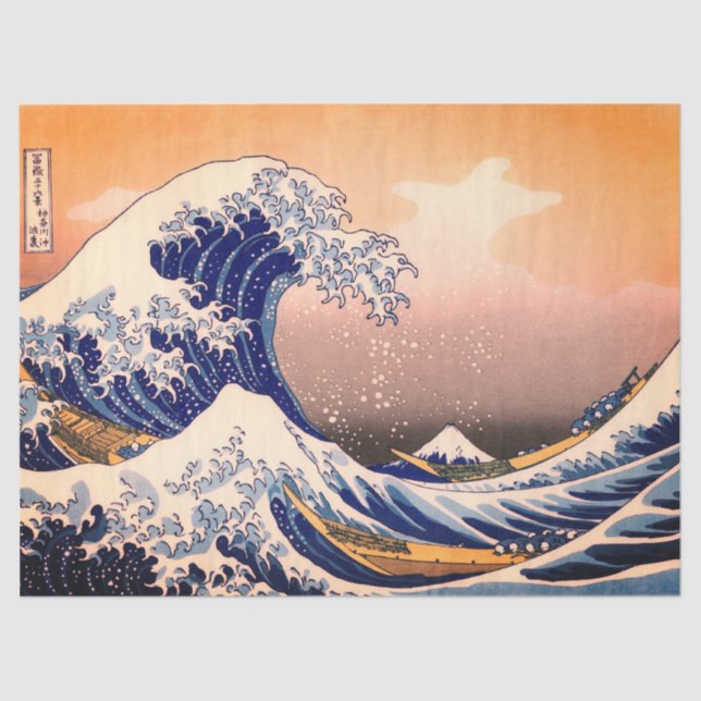 PAPEL DE SEDA EXCELENTE WAVE OFF KANAGAWA (Frente )