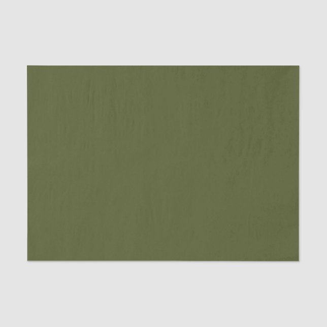 Papel De Seda Exército Verde (Frente )