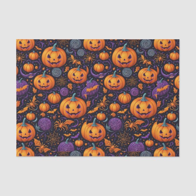 Papel De Seda Explore produtos exclusivos de Halloween Impressão (Frente )