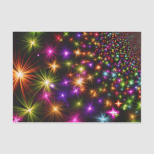 Papel De Seda Explosão de Estrelas de Natal