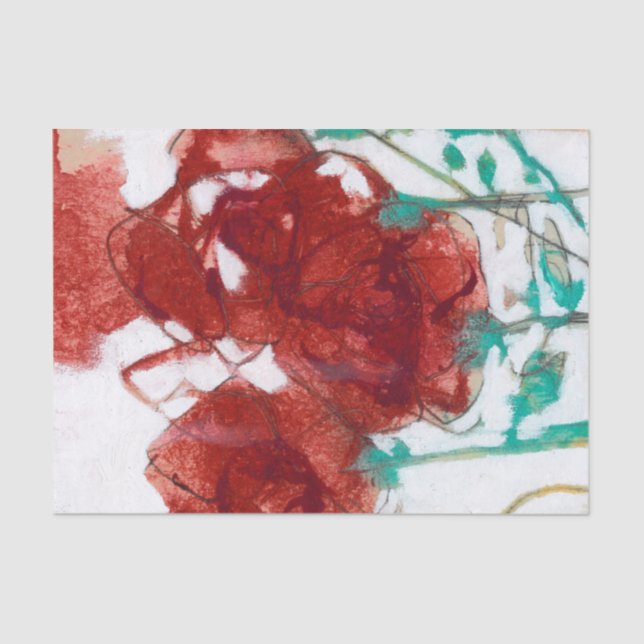 Papel De Seda Expressão de Flor I (Frente )