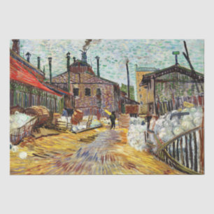 Papel De Seda Fábrica (1887) de Vincent Van Gogh Tissue Pap