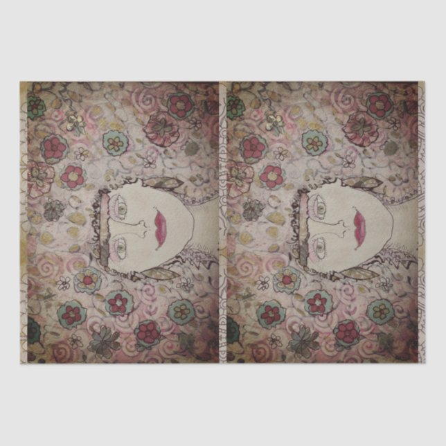 Papel De Seda Fabuloso Headdress (Frente )