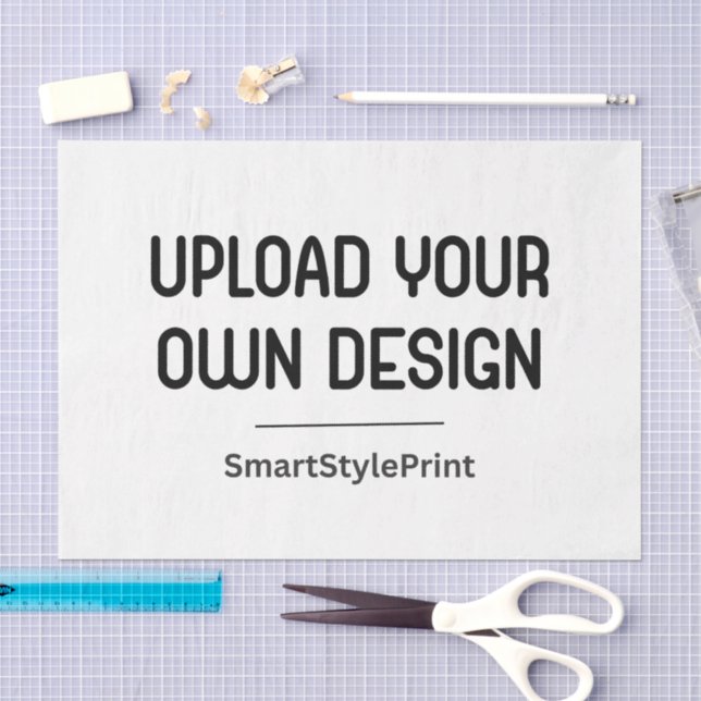 Papel De Seda Faça o Upload do Seu Próprio Design | Personalizad (Arte )