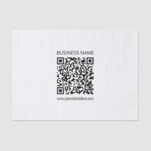 Papel De Seda Faça um Código QR Empresarial Instantaneamente & T