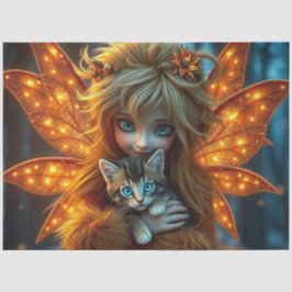 Papel De Seda Fada e seu gato