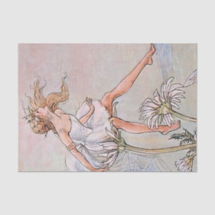 Papel De Seda Fada em uma Flor por Florence Anderson