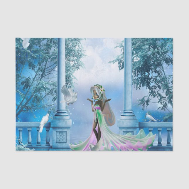 Papel De Seda Fada linda (Frente )