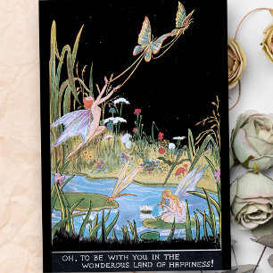 Papel De Seda Fadas de Madeira Vintage, Borboletas e Outras