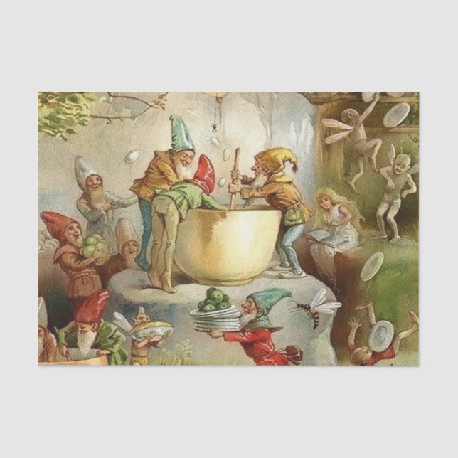 Papel De Seda “Fadas Vitorianas” por E S Hardy (Frente )