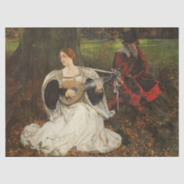 Papel De Seda Fair is my Love (por Edwin Austin Abbey)