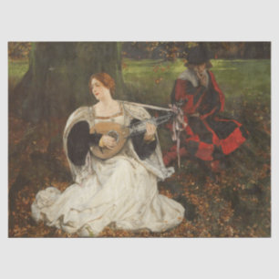 Papel De Seda Fair is my Love (por Edwin Austin Abbey)
