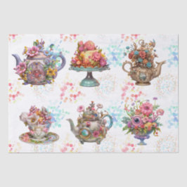 Papel De Seda Fairy Tea Party
