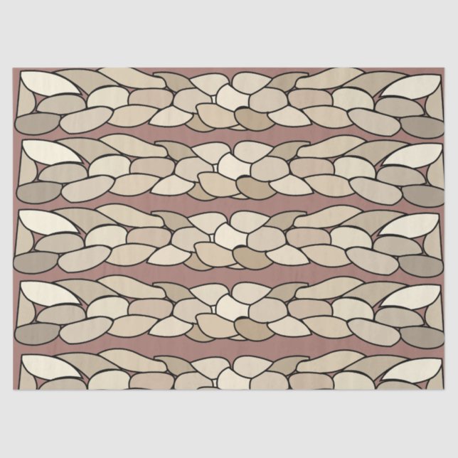 Papel De Seda Faixa de Cordas Modernas (Frente )