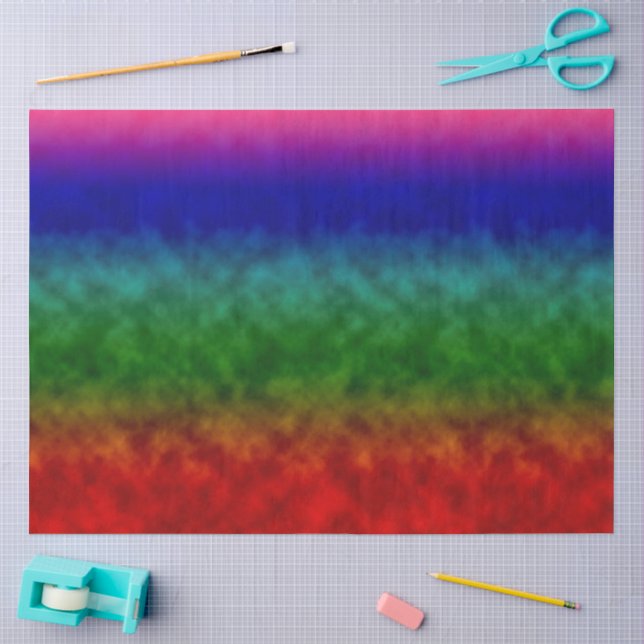 Papel De Seda Faixa de Cores Silenciosas (Arte )