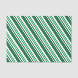 Papel De Seda Faixa de menta verde