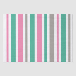 Papel De Seda Faixa Verde Cor-de-rosa