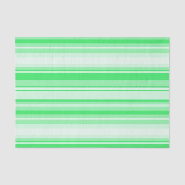 Papel De Seda faixas verdes primavera (Frente )