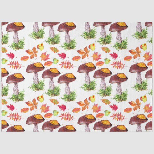 Papel De Seda Fall Leaf Series Design 3 (Frente )
