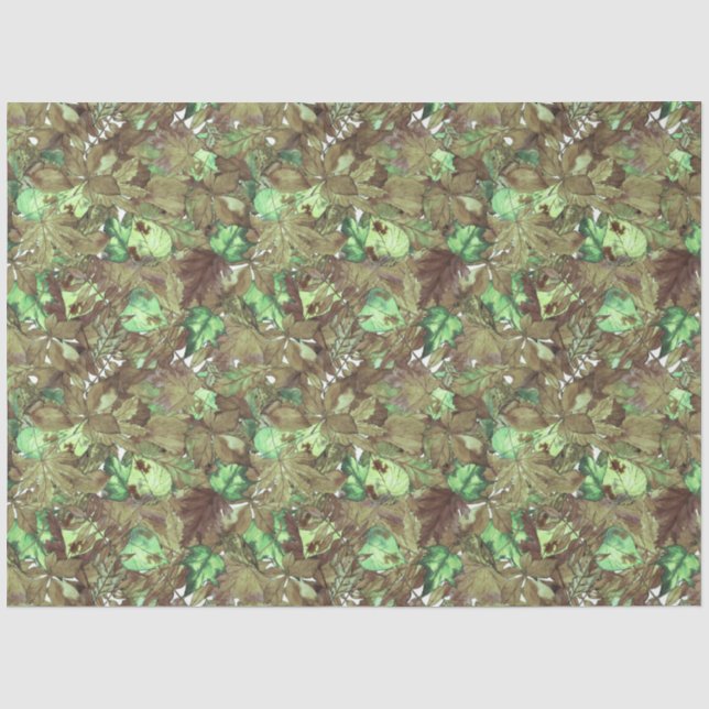 Papel De Seda Fall Leaf Series Design 6 (Frente )
