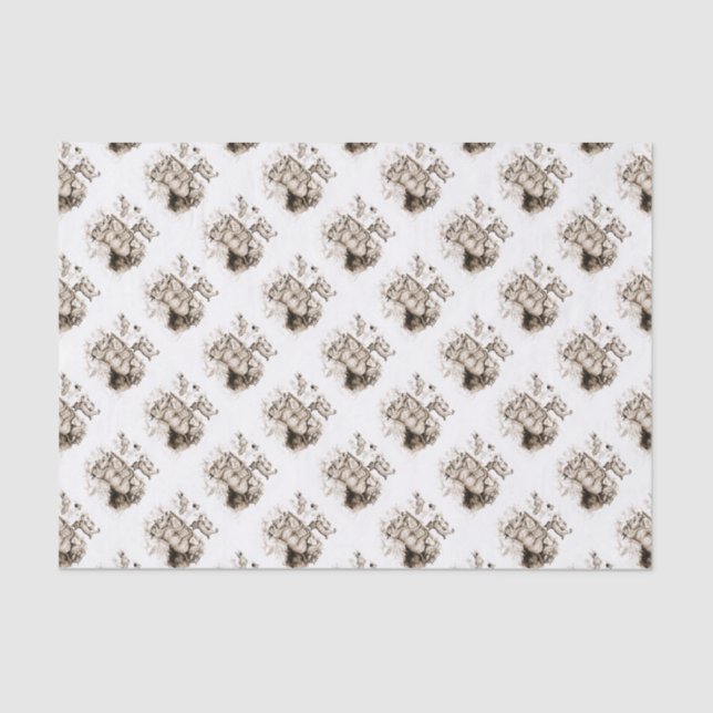 Papel De Seda Família Bobcat (Frente )