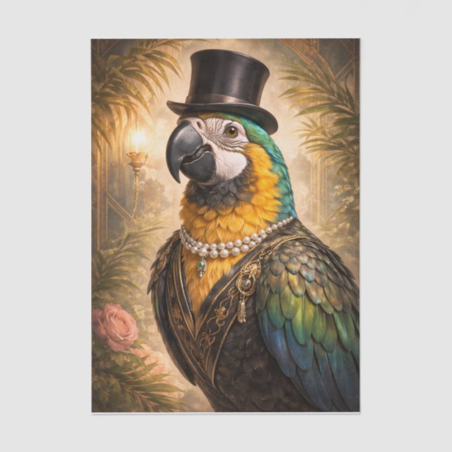 Papel De Seda Fancy Parrot (Frente )