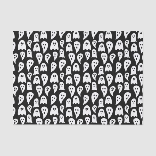 Papel De Seda Fantasma de Halloween (Frente )