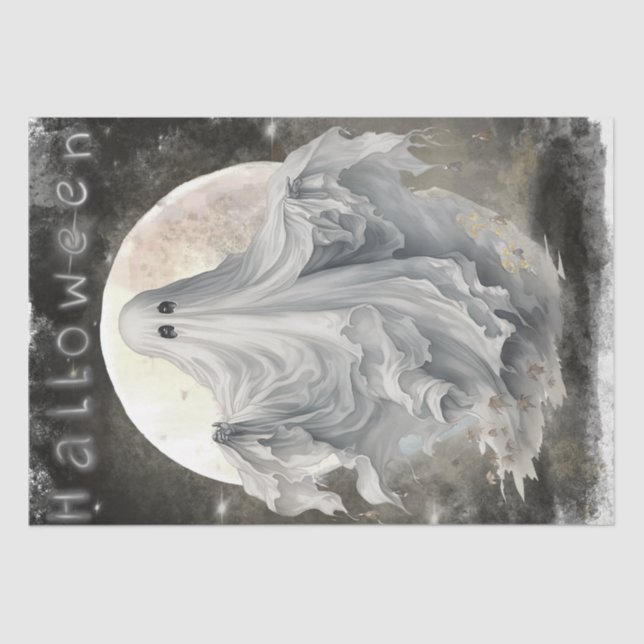 Papel De Seda Fantasma Místico (Frente )