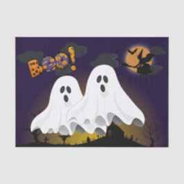 Papel De Seda Fantasmagoria de Halloween Decoupagem de Cemitério