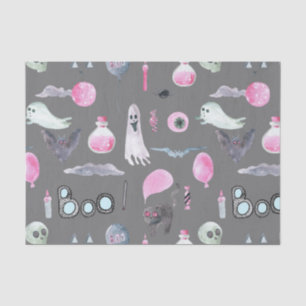 Papel De Seda Fantasmas e morcegos lindos