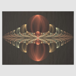 Papel De Seda Fantasy Construction Shiny Abstrato Fractal Art