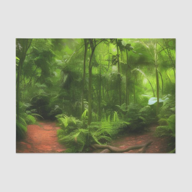 Papel De Seda Fantasy Jungle (Frente )
