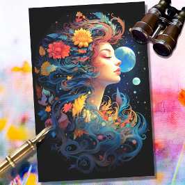 Papel De Seda Fantasy Moon Girl 1 Decoupage Paper